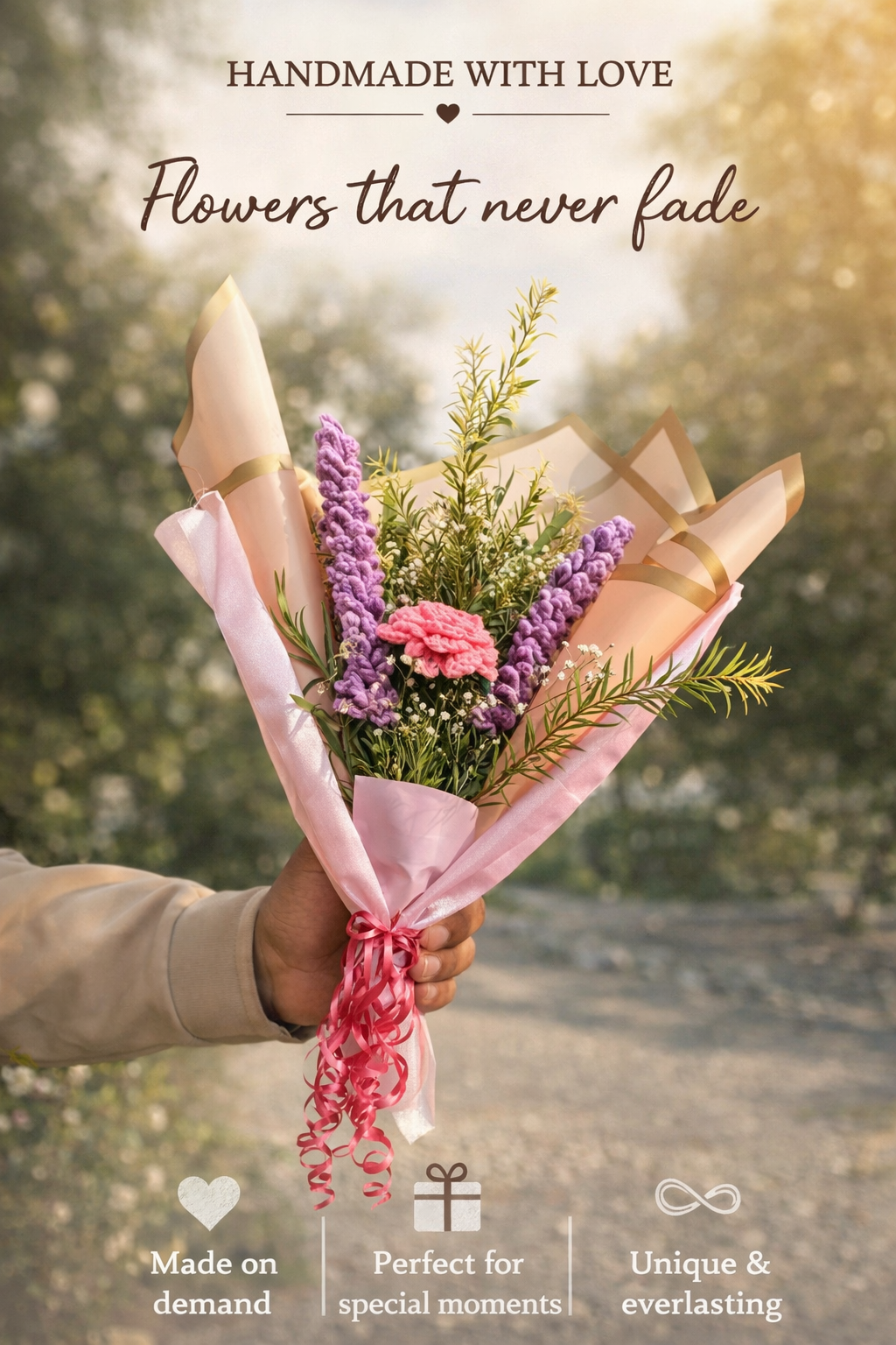 Crochet Flower Bouquet